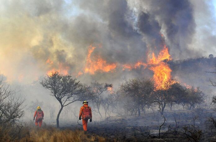 Incendios: sólo está activo el foco de Monte Ralo