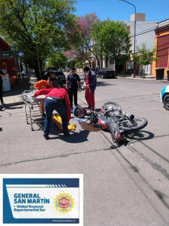 Chocó, se fugó y dejó a un hombre con lesiones graves