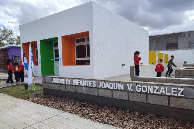 Luca: Inauguraron una nueva sala en el jardín de infantes 