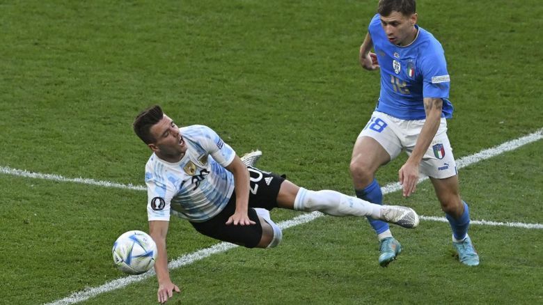 Lo Celso tiene un desgarro "grado 1" y llegará con lo justo al comienzo del Mundial