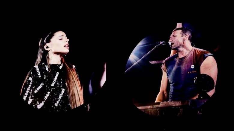 Coldplay en la Argentina: furor por la presencia de Tini Stoessel