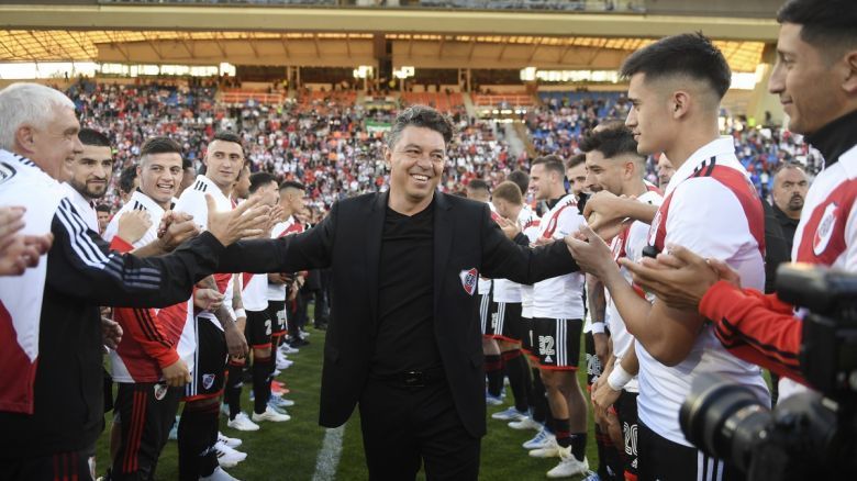 El Muñeco se fue de River y dejó un discurso con su marca registrada.