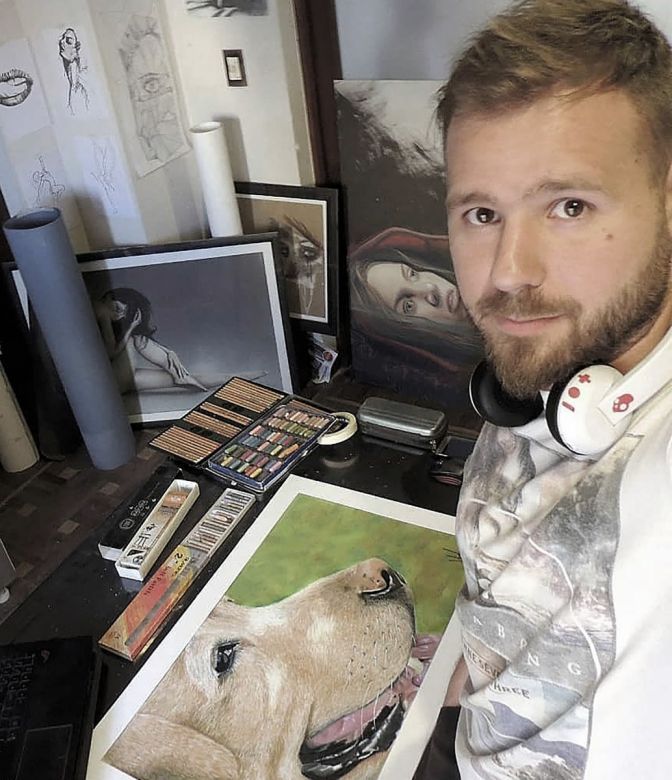 Un salteño ganó el concurso de arte organizado por la FIFA y viaja a Qatar