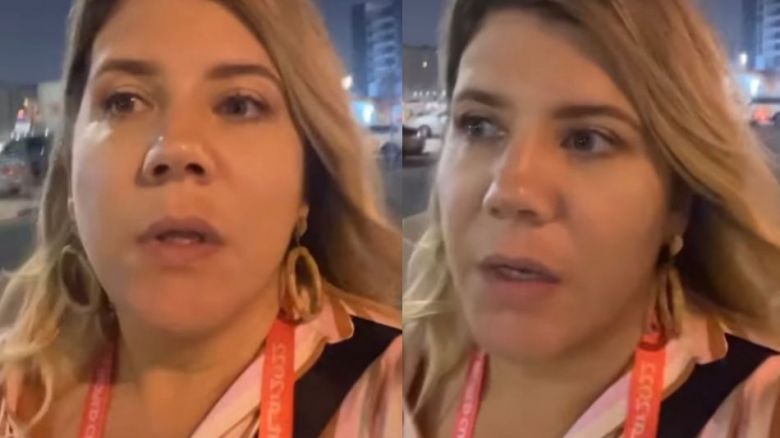  Dominique Metzger sufrió un robo mientras hacía una nota en Qatar