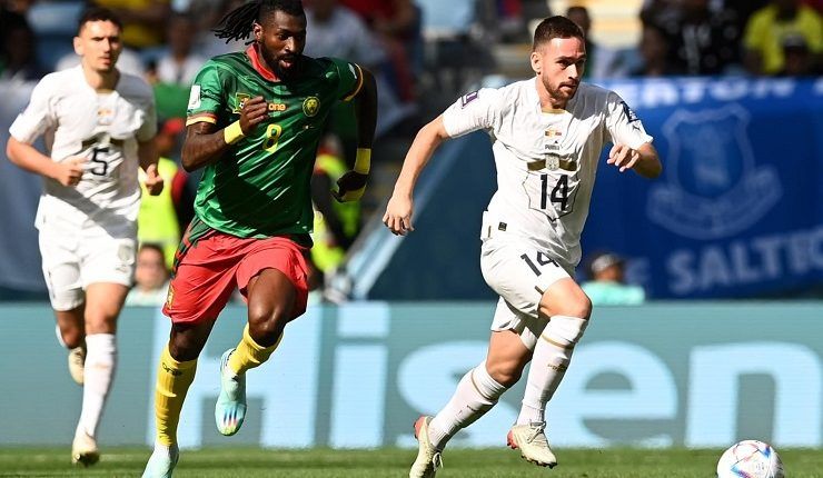 Después de un partido palpitante, Serbia y Camerún empataron 