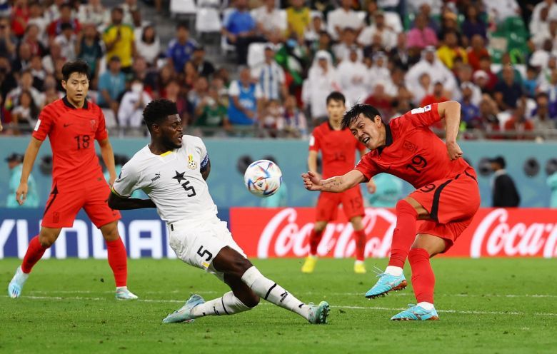 Ghana venció 3-2 a Corea del Sur por la segunda fecha del Grupo H