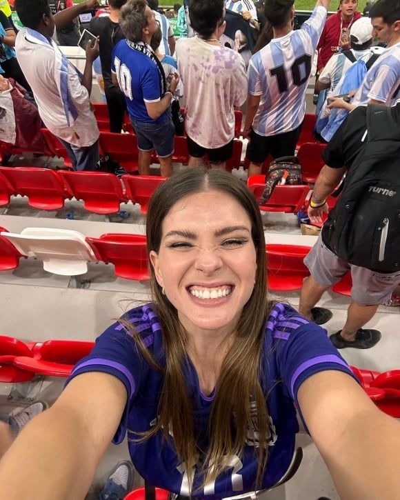 La China Suarez Y Rusherking felices y enamorados en el Mundial de Qatar 2022