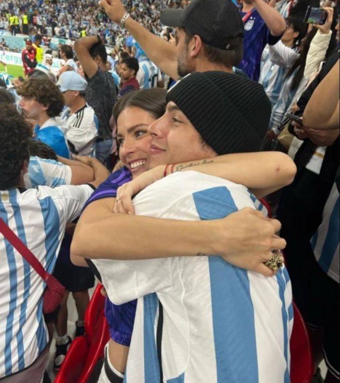 La China Suarez Y Rusherking felices y enamorados en el Mundial de Qatar 2022
