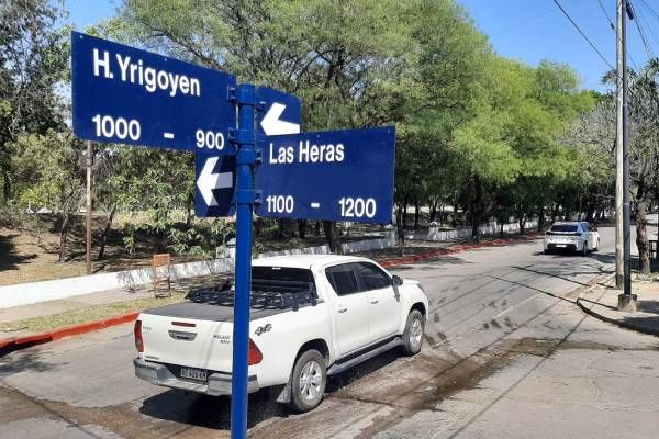 Villa María: cambió el sentido de un tramo de calle  Yrigoyen