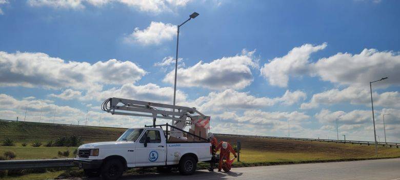 Renovaron los sistemas lumínicos en los accesos a la ciudad 