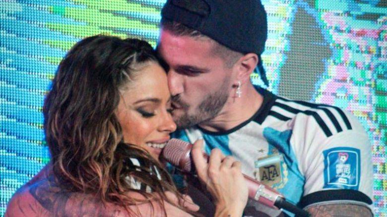 Rodrigo de Paul subió al recital de Tini Stoessel y contó cómo ella lo apoyó para ganar el Mundial