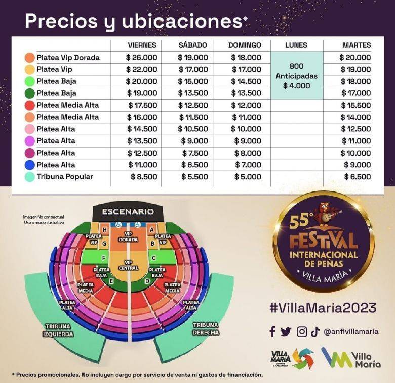  Hoy comenzó la venta de entradas para el Festival