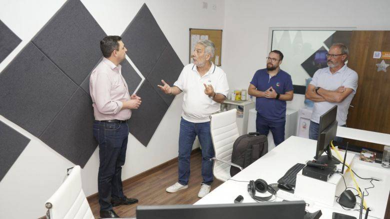 Marcos Bovo visitó la Cooperativa de Tío Pujio