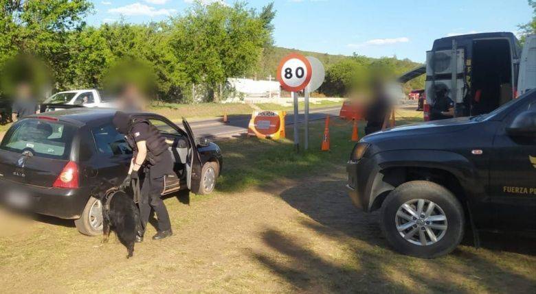  Villa Rumipal: incautaron estupefacientes sobre ruta provincial 5