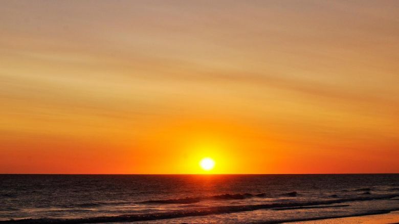 Monte Hermoso, un lugar elegido por sus bellos atardeceres