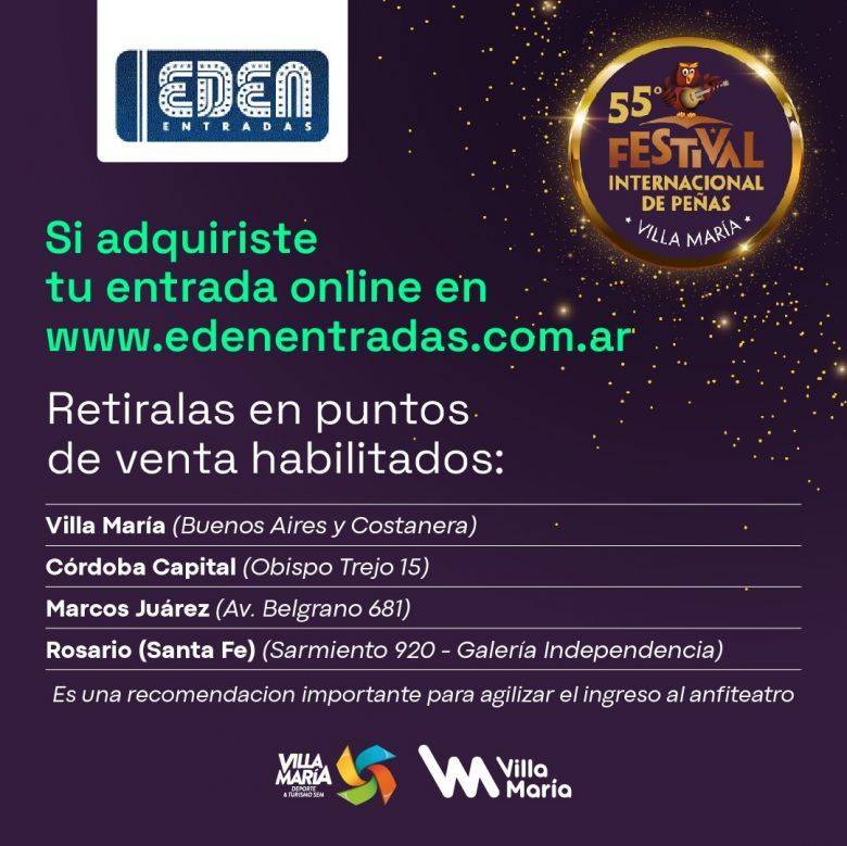 Ya se pueden retirar las entradas adquiridas de manera online 