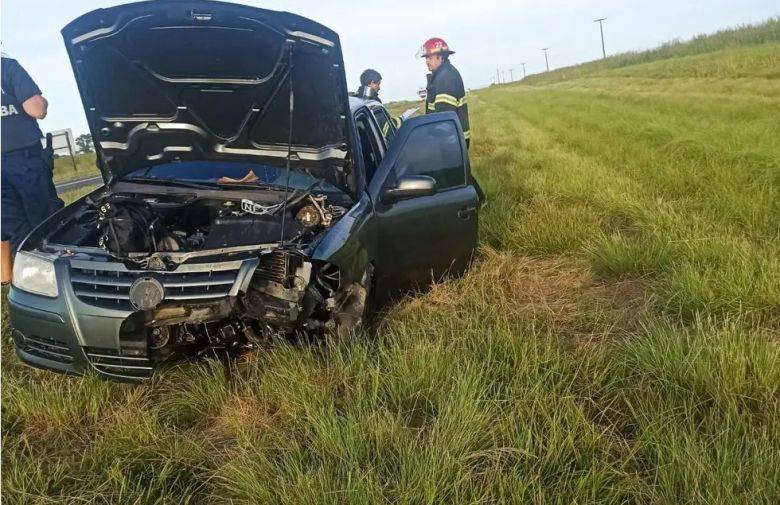 Dos vehiculos colisionaron contra un animal en la ruta 7