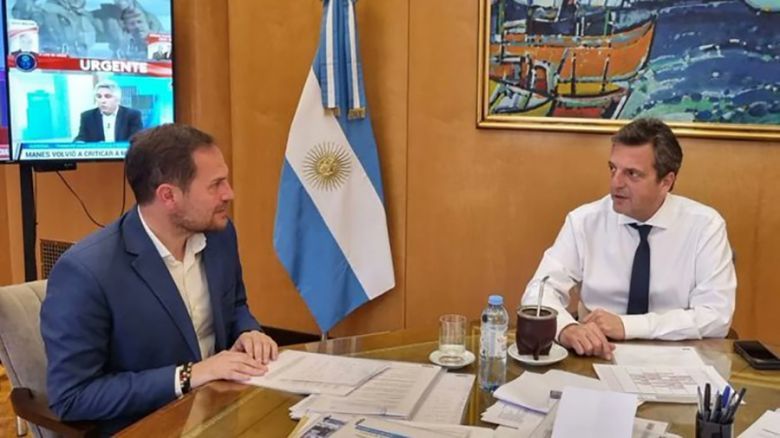 El intendente se juntó con Sergio Massa