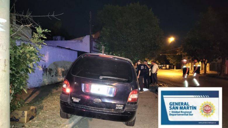 Una joven sufrió fracturas tras chocar con un auto