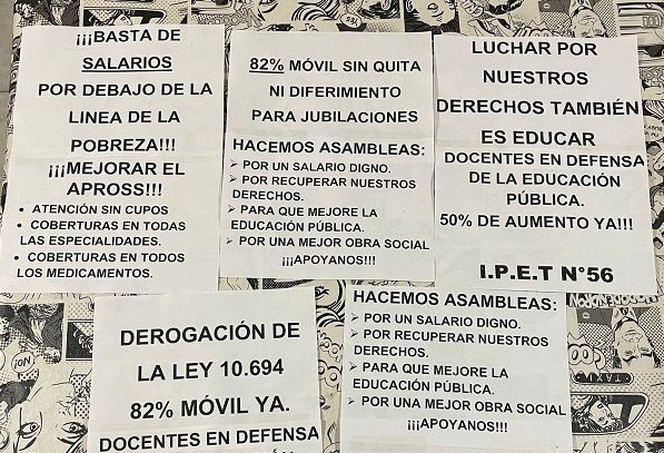 Docentes autoconvocados de Villa María protestarán frente al Centro Cívico