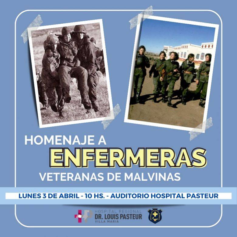 Homenajearán a enfermeras que estuvieron en la Guerra de Malvinas