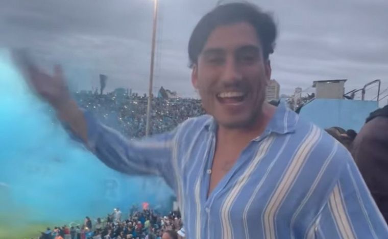Tomás Holder fue a ver a Belgrano en Córdoba y anunció que estará en el Bailando