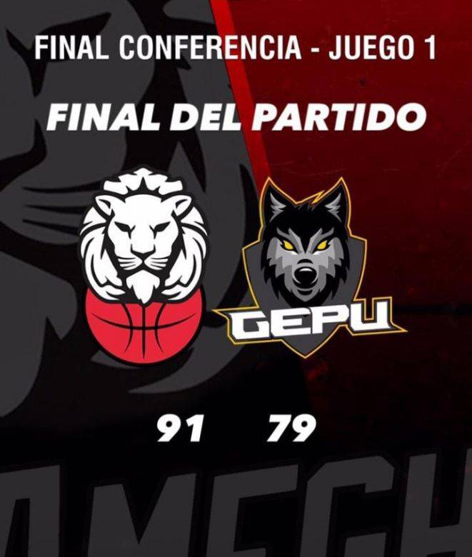 Ameghino venció a GEPU en la primera final de la Conferencia Norte