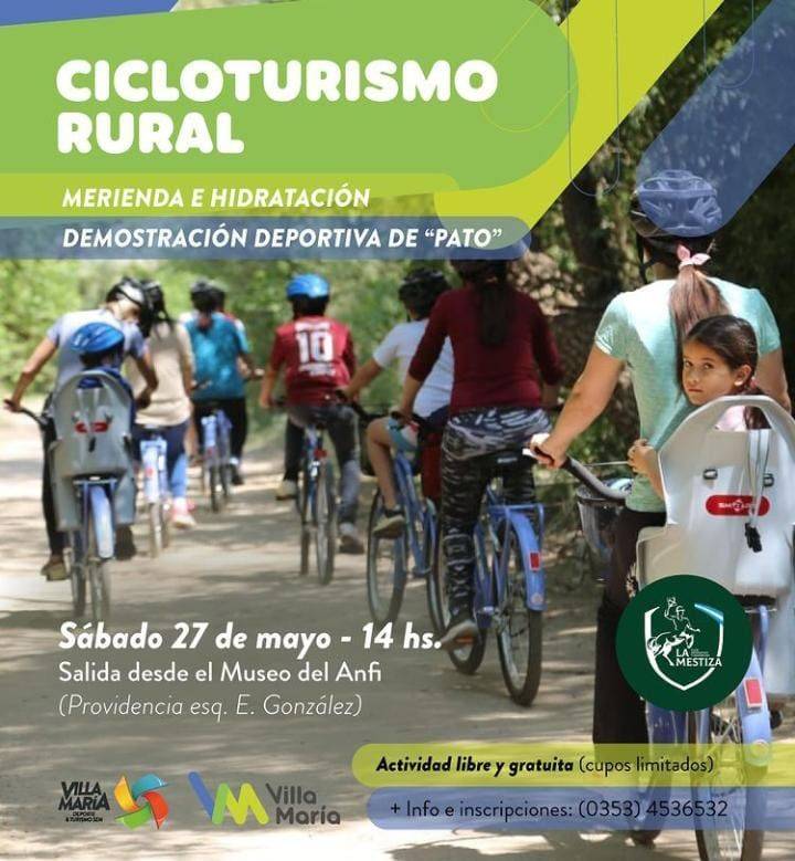 Este fin de semana llega el Cicloturismo Rural 