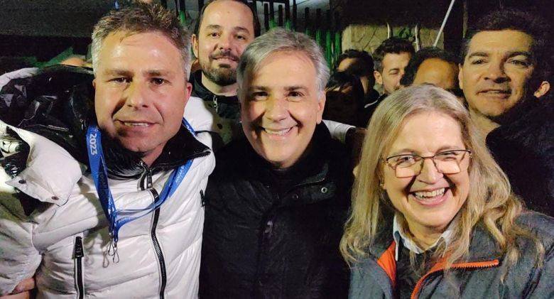 Martín Llaryora celebró la victoria de Edgar Bruno en Canals