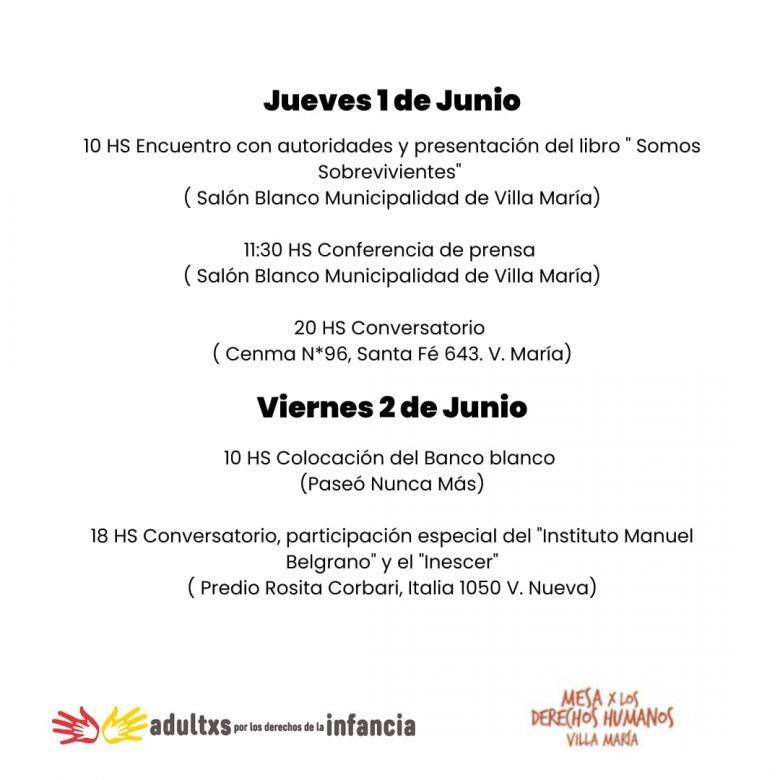 Villa María tendrá actividades para visualizar el abuso infantil