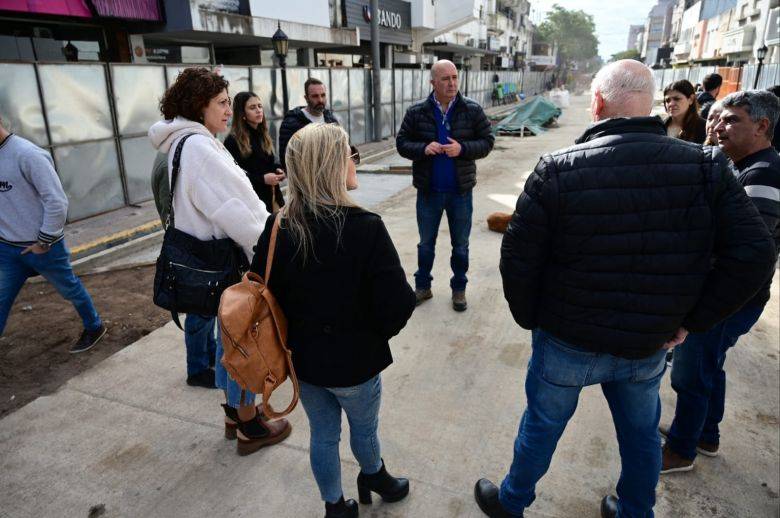 Comerciantes recorrieron la obra del Centro Comercial a Cielo Abierto
