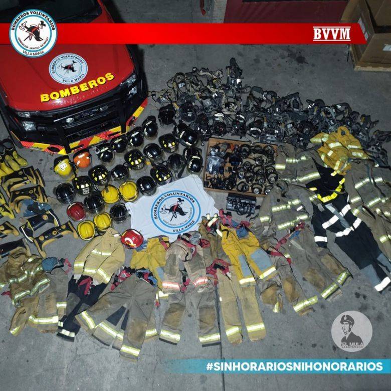 Bomberos Voluntarios recibieron importante donación