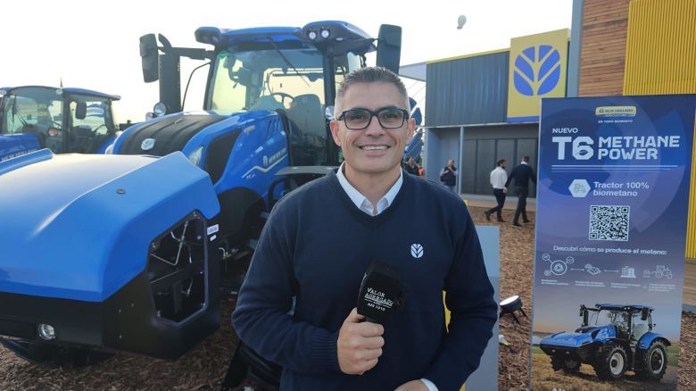 El primer tractor a gas metano, una maravilla productiva ambiental