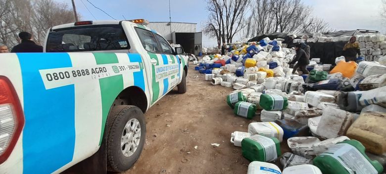 La Laguna: clausuraron un predio destinado al acopio y procesamiento de envases vacíos