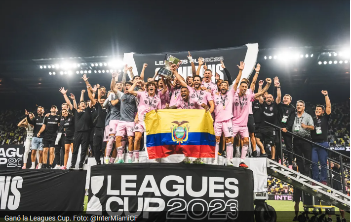 Messi celebra en Miami y se consolida como el futbolista más ganador