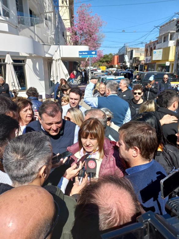 Patricia Bullrich respaldó la candidatura de Darío Capitani