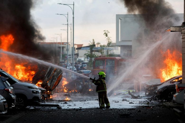 Israel se declaró "en guerra", tras una ofensiva de Hamas desde Gaza
