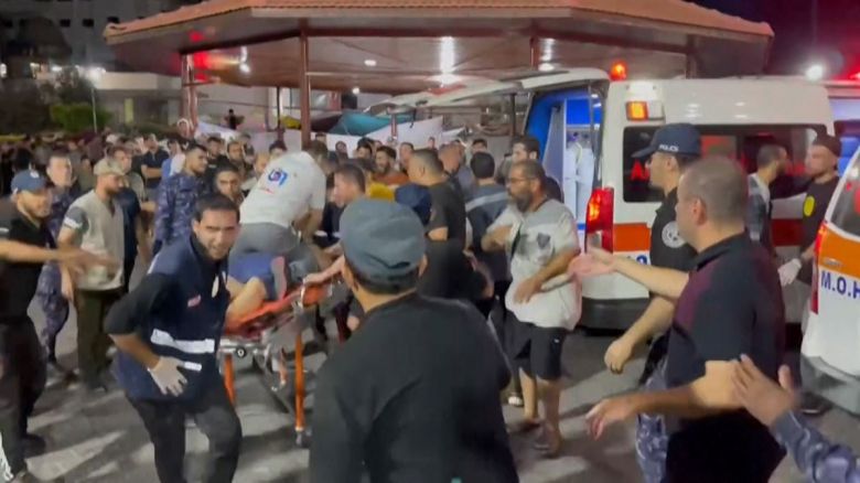 Una explosión en el Hospital de Gaza se cobró la vida de alrededor 500 palestinos