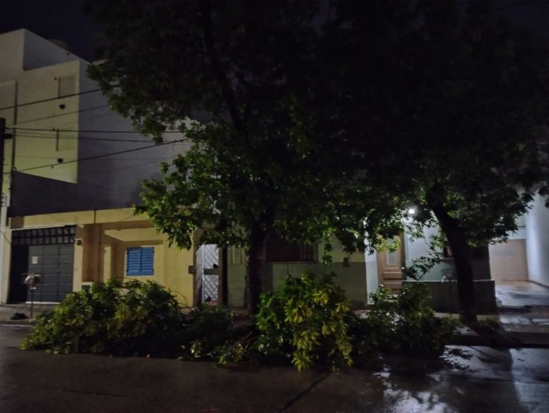 Río Cuarto en alerta amarilla: en 40 minutos cayeron 48 milímetros