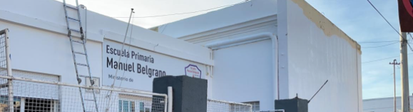 Realizaron daños en la escuela de Villa Nueva