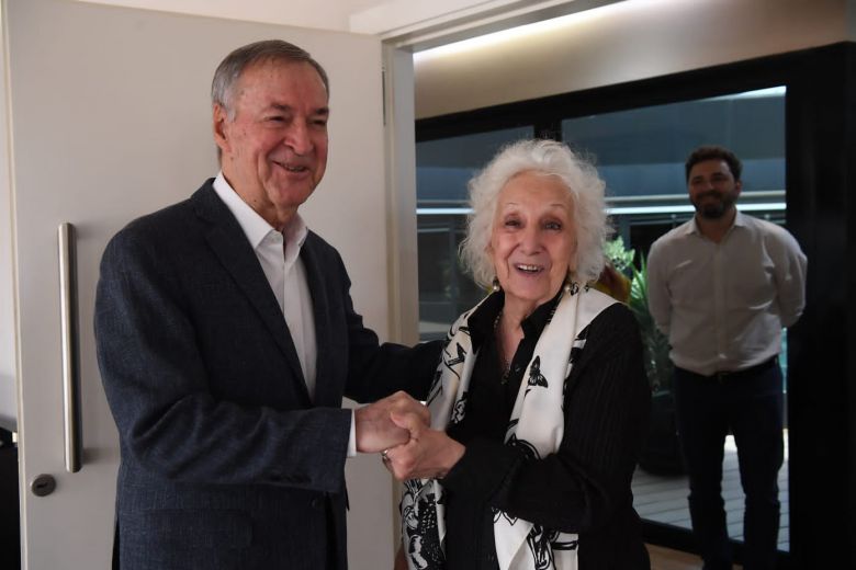 Schiaretti recibió a Estela de Carlotto, titular de Abuelas de Plaza de Mayo