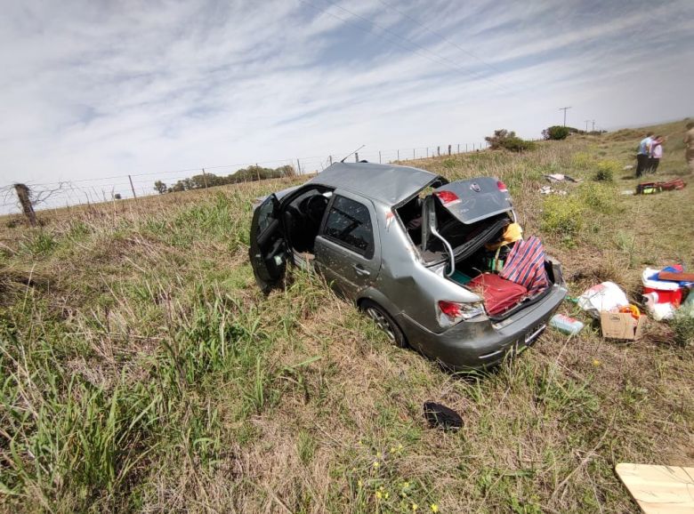 Una mujer falleció tras volcar en la Ruta Provincial 30