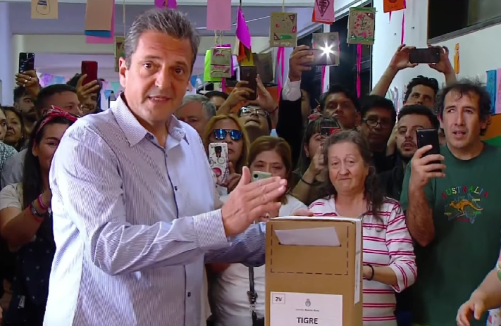 Sergio Massa : "hoy enfrentamos una nueva etapa de la Argentina"