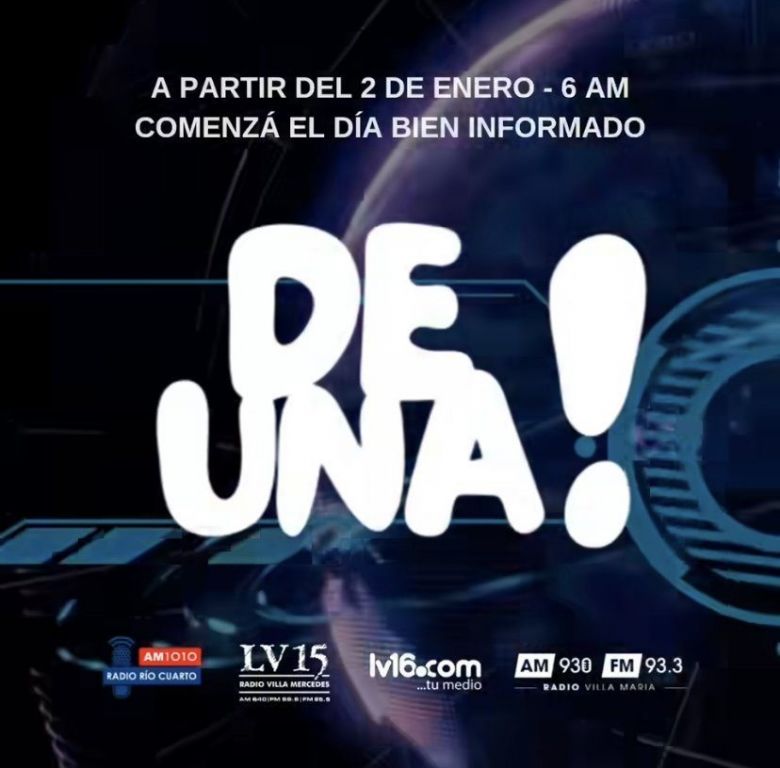 Un nuevo año, la radio se expande y "De Una" comenzó a marcar el día