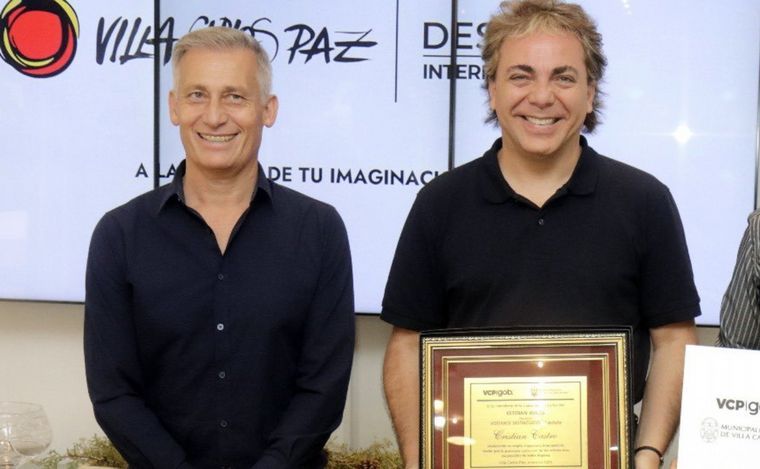 Cristian Castro fue declarado visitante ilustre en Carlos Paz