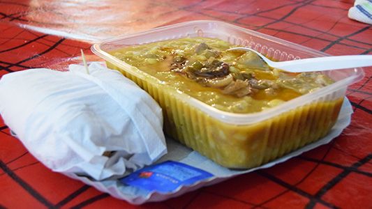 Recorrido Peñero: bajaron el precio del locro