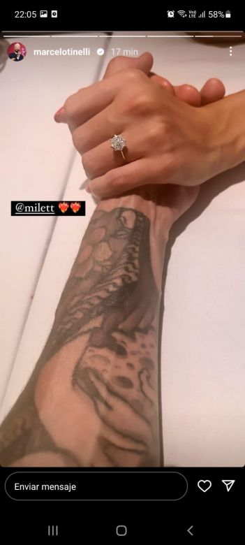 Marcelo Tinelli y Milett Figueroa ¿comprometidos?