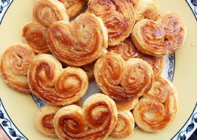 Con 3 ingredientes y muy fácil de hacer: receta de palmeritas con la tapa de la tarta pascualina
