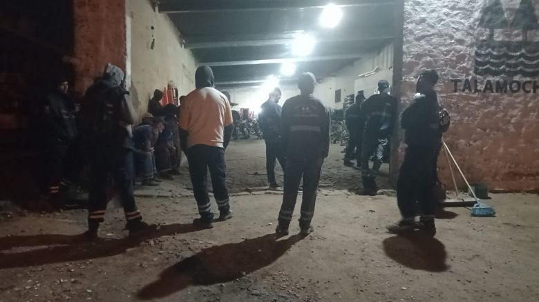 Barrenderos de la ciudad con retención de servicios