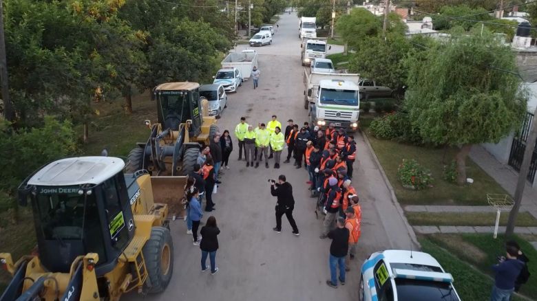 El operativo de descacharreo llega a tres barrios de Villa María